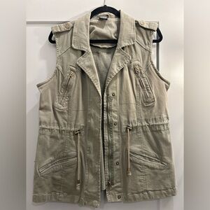 Almost Famous, Utility Vest, Army Green, Juniors, XL
